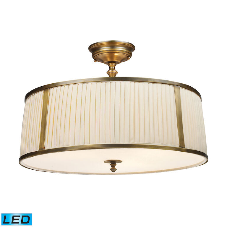 WILLIAMSPORT 20'' WIDE 4-LIGHT SEMI FLUSH MOUNT---CALL OR TEXT 270-943-9392 FOR AVAILABILITY