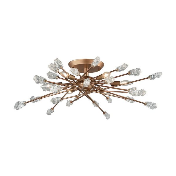 SERENDIPITY 32'' WIDE 6-LIGHT SEMI FLUSH MOUNT---CALL OR TEXT 270-943-9392 FOR AVAILABILITY
