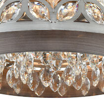 ROSSLYN 14'' WIDE 4-LIGHT FLUSH MOUNT---CALL OR TEXT 270-943-9392 FOR AVAILABILITY