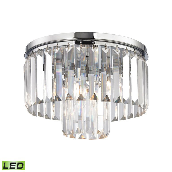 PALACIAL 12'' WIDE 1-LIGHT FLUSH MOUNT ALSO AVAILABLE WITH LED @$372.60