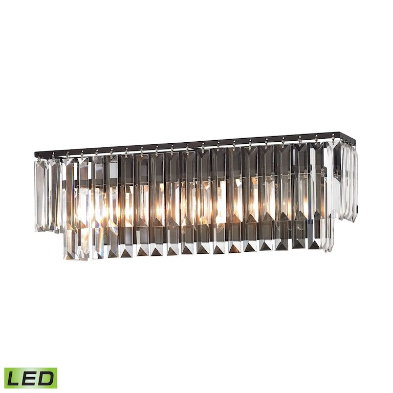 PALACIAL 21'' WIDE 3-LIGHT VANITY LIGHT ALSO AVAILABLE IN OIL RUBBED BRONZE & WITH LED @$494.50