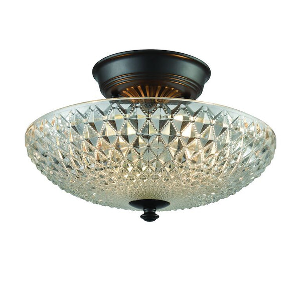 SWEETWATER 12'' WIDE 2-LIGHT SEMI FLUSH MOUNT---CALL OR TEXT 270-943-9392 FOR AVAILABILITY