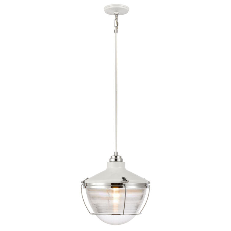 SEAWAY PASSAGE 14'' WIDE 1-LIGHT PENDANT ALSO AVAILABLE IN OIL RUBBED BRONZE & WHITE---CALL OR TEXT 270-943-9392 FOR AVAILABILITY