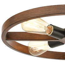 WHEELING 19'' WIDE 4-LIGHT SEMI FLUSH MOUNT---CALL OR TEXT 270-943-9392 FOR AVAILABILITY