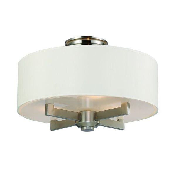 SEVEN SPRINGS 18'' WIDE 3-LIGHT SEMI FLUSH MOUNT---CALL OR TEXT 270-943-9392 FOR AVAILABILITY
