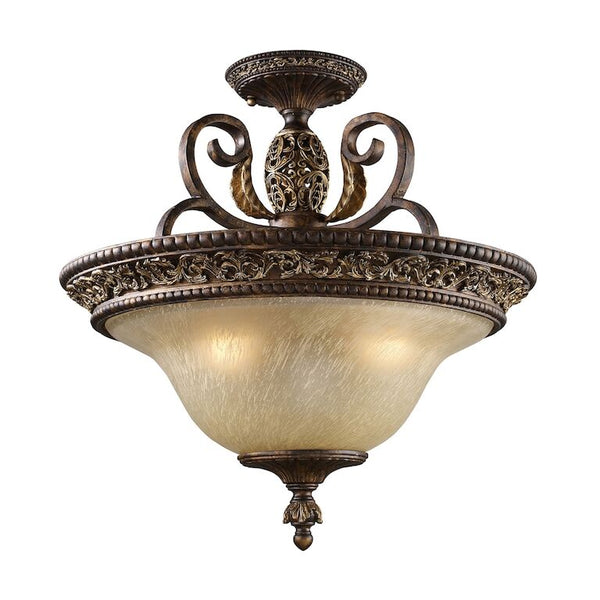 REGENCY 19'' WIDE 3-LIGHT SEMI FLUSH MOUNT---CALL OR TEXT 270-943-9392 FOR AVAILABILITY