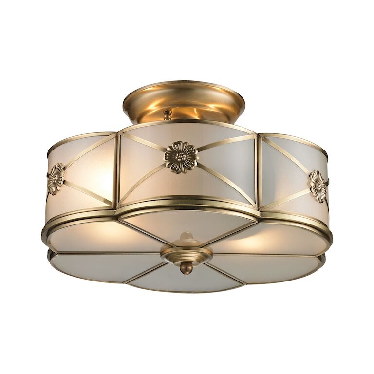 PRESTON 14'' WIDE 2-LIGHT SEMI FLUSH MOUNT---CALL OR TEXT 270-943-9392 FOR AVAILABILITY
