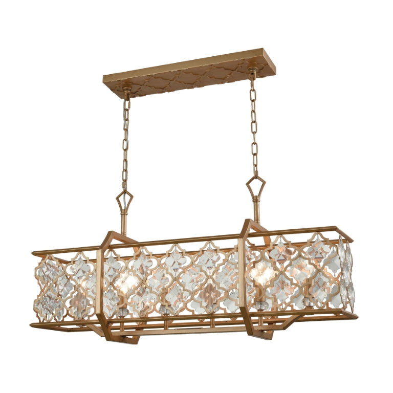 Armand 35'' Wide 6-Light Linear Chandelier