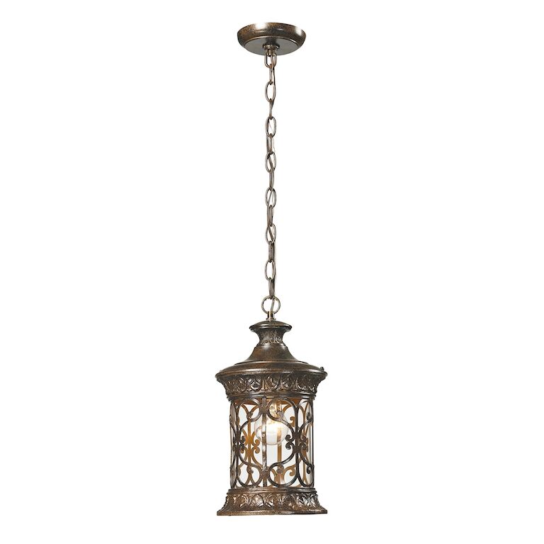 ORLEAN 7'' WIDE 1-LIGHT OUTDOOR PENDANT---CALL OR TEXT 270-943-9392 FOR AVAILABILITY - King Luxury Lighting