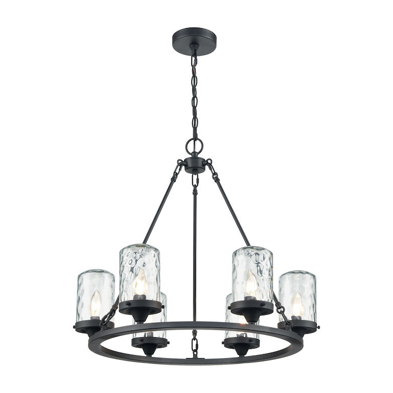 TORCH 26'' WIDE 6-LIGHT OUTDOOR PENDANT---CALL OR TEXT 270-943-9392 FOR AVAILABILITY - King Luxury Lighting