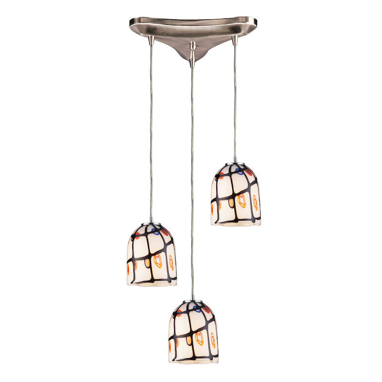 RAPTURE 10'' WIDE 3-LIGHT PENDANT---CALL OR TEXT 270-943-9392 FOR AVAILABILITY