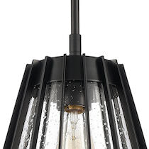 OPEN LOUVERS 10'' WIDE 1-LIGHT PENDANT ALSO AVAILABLE IN MATTE BLACK