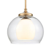 SALIENT 10'' WIDE 1-LIGHT MINI PENDANT ALSO AVAILABLE IN POLISH NICKEL---CALL OR TEXT 270-943-9392 FOR AVAILABILITY
