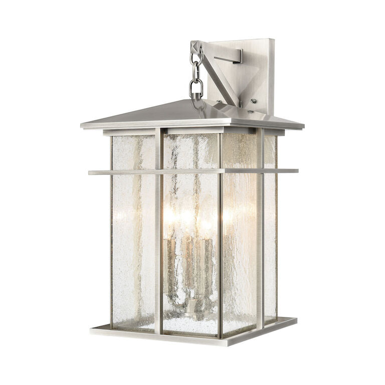 OAK PARK 20'' HIGH 4-LIGHT OUTDOOR SCONCE ALSO AVAILABLE IN ANTIQUE BRUSHED ALUMINUM