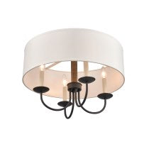 NEVILLE 20'' WIDE 4-LIGHT SEMI FLUSH MOUNT