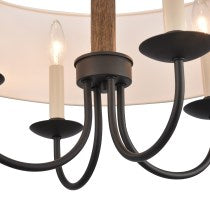 NEVILLE 20'' WIDE 4-LIGHT SEMI FLUSH MOUNT