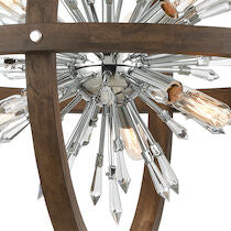 MORNING STAR 30'' WIDE 10-LIGHT PENDANT---CALL OR TEXT 270-943-9392 FOR AVAILABILITY