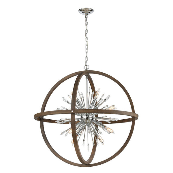MORNING STAR 19.5'' WIDE 6-LIGHT PENDANT---CALL OR TEXT 270-943-9392 FOR AVAILABILITY