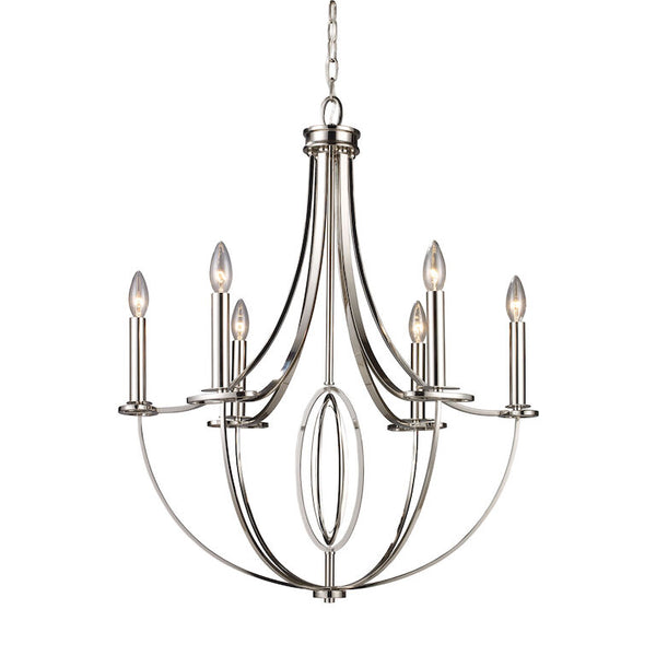 DIONE 25'' WIDE 6-LIGHT CHANDELIER