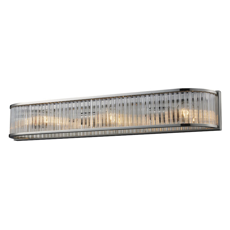 BRAXTON 27.5'' WIDE 3-LIGHT VANITY LIGHT ALSO AVAILABLE IN AGED BRONZE