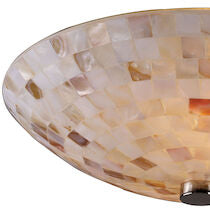 CAPRI 12'' WIDE 2-LIGHT SEMI FLUSH MOUNT