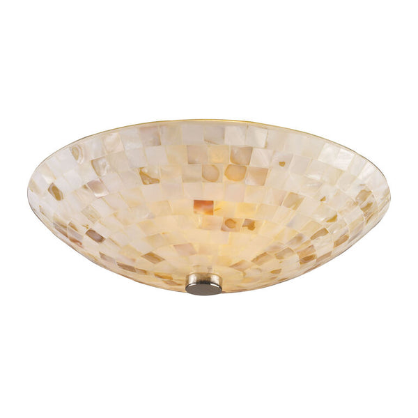 CAPRI 12'' WIDE 2-LIGHT SEMI FLUSH MOUNT