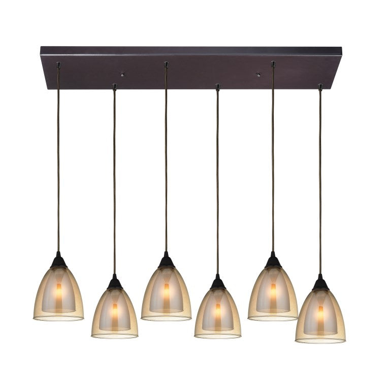 LAYERS 9'' WIDE 6-LIGHT MINI PENDANT---CALL OR TEXT 270-943-9392 FOR AVAILABILITY