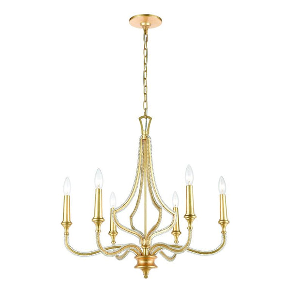 LA ROCHELLE 26'' WIDE 6-LIGHT CHANDELIER---CALL OR TEXT 270-943-9392 FOR AVAILABILITY