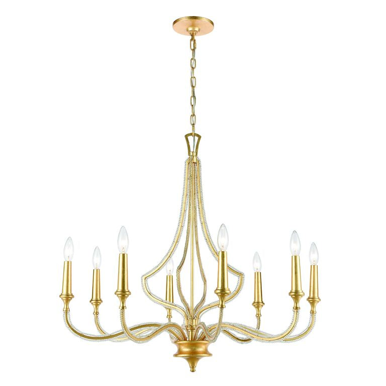 LA ROCHELLE 32'' WIDE 8-LIGHT CHANDELIER---CALL OR TEXT 270-943-9392 FOR AVAILABILITY