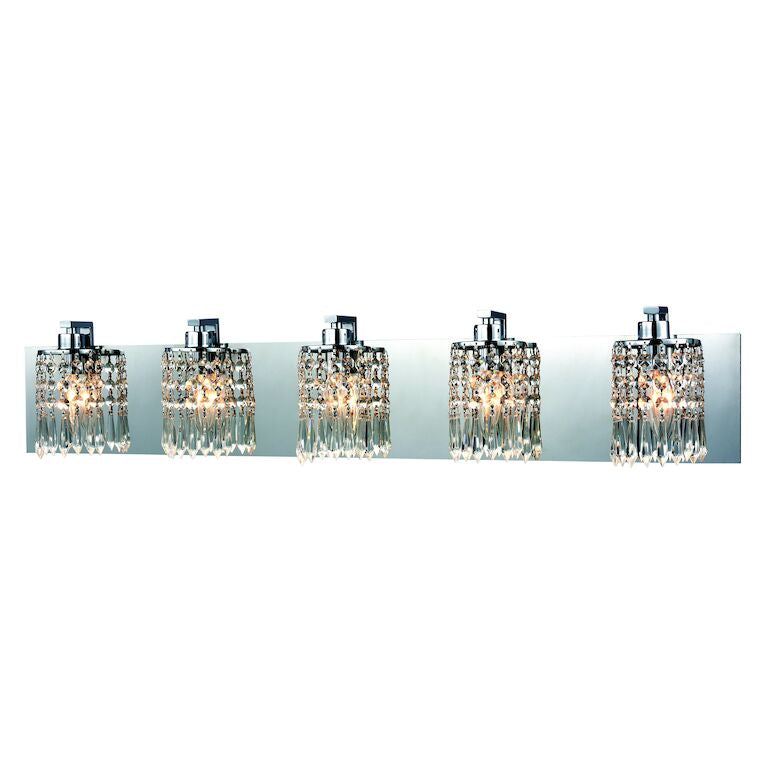 OPTIX 35'' WIDE 5-LIGHT VANITY LIGHT ALSO AVAILABLE WITH LED @$915.40---CALL OR TEXT 270-943-9392 FOR AVAILABILITY