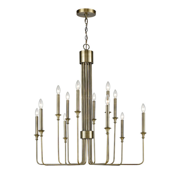 EDWARD 36'' WIDE 12-LIGHT CHANDELIER ALSO AVAILABLE IN DRY WHITE