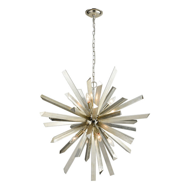 CATACLYSM 30'' WIDE 8-LIGHT CHANDELIER---CALL OR TEXT 270-943-9392 FOR AVAILABILITY