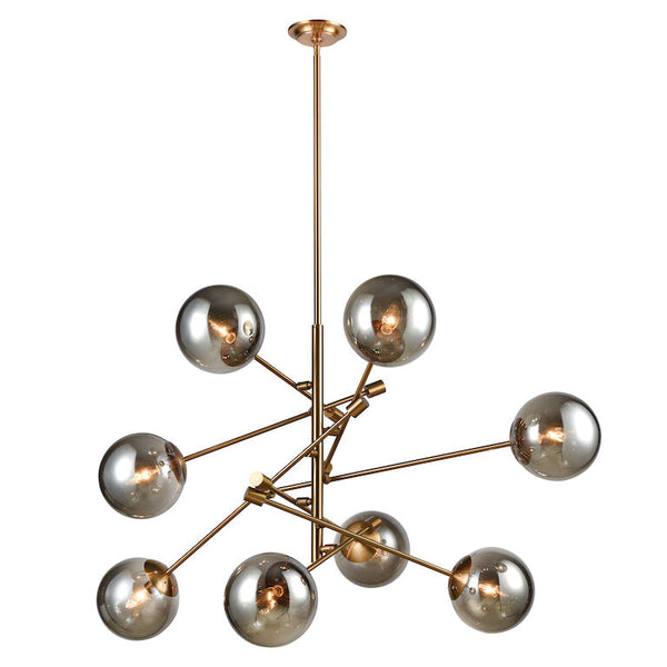 ACCELERATED RETURNS 34'' WIDE 8-LIGHT CHANDELIER---CALL OR TEXT 270-9392 FOR AVAILABILITY