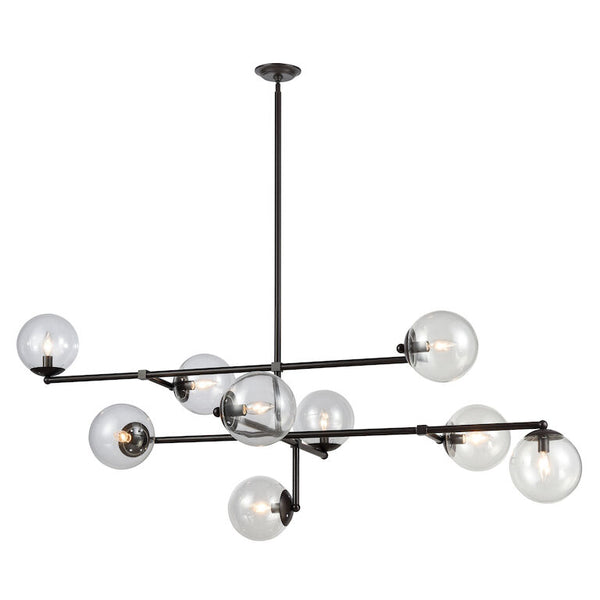 COMMUNIQUE 64'' WIDE 9-LIGHT LINEAR CHANDELIER