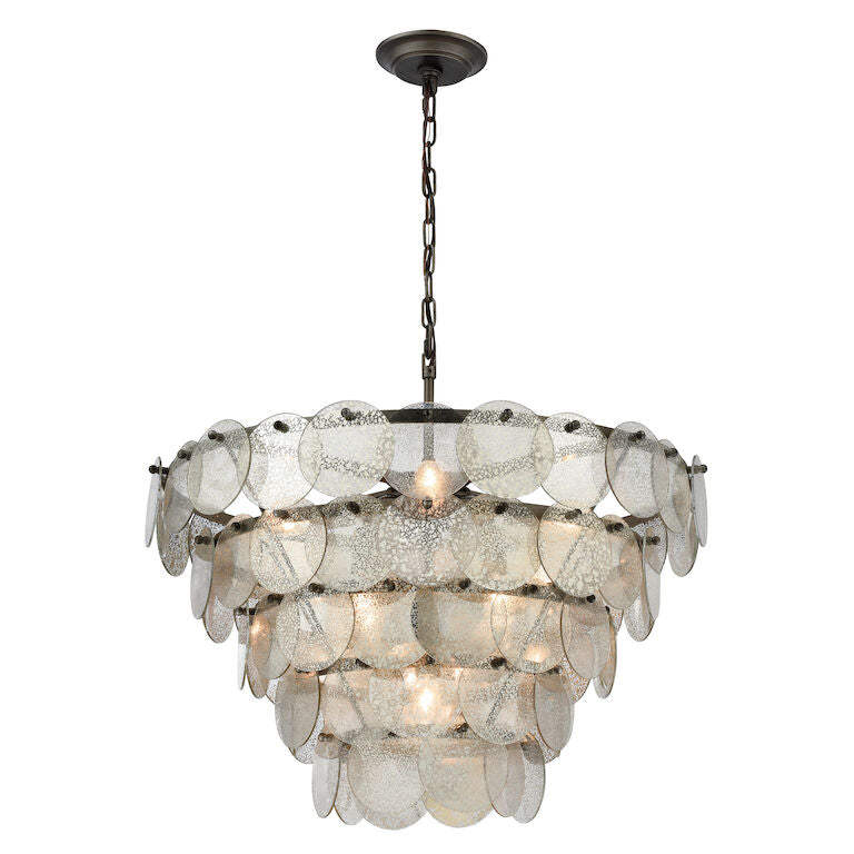 AIRESSE 25'' WIDE 9-LIGHT CHANDELIER---CALL OR TEXT 270-943-9392 FOR AVAILABILITY