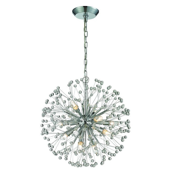 STARBURST 18'' WIDE 9-LIGHT CHANDELIER---CALL OR TEXT 270-943-9392 FOR AVAILABILITY