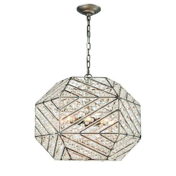 CONSTRUCTS 20'' WIDE 8-LIGHT CHANDELIER---CALL OR TEXT 270-943-9392 FOR AVAILABILITY