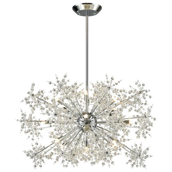 SNOWBURST 33'' WIDE 15-LIGHT CHANDELIER---CALL OR TEXT 270-943-9392 FOR AVAILABILITY