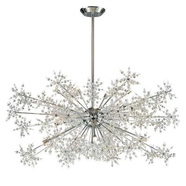 SNOWBURST 48'' WIDE 20-LIGHT CHANDELIER