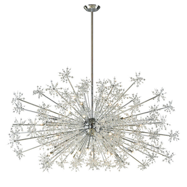 SNOWBURST 72'' WIDE 30-LIGHT CHANDELIER---CALL OR TEXT 270-943-9392 FOR AVAILABILITY