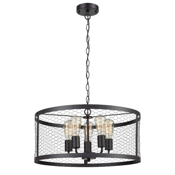 GRANGE 21'' WIDE 5-LIGHT CHANDELIER