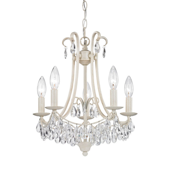 MINI VICTORIAN 14'' WIDE 5-LIGHT CHANDELIER