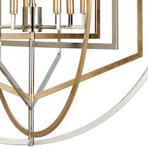 GEOSPHERE 36'' WIDE 7-LIGHT CHANDELIER---CALL OR TEXT 270-943-9392 FOR AVAILABILITY