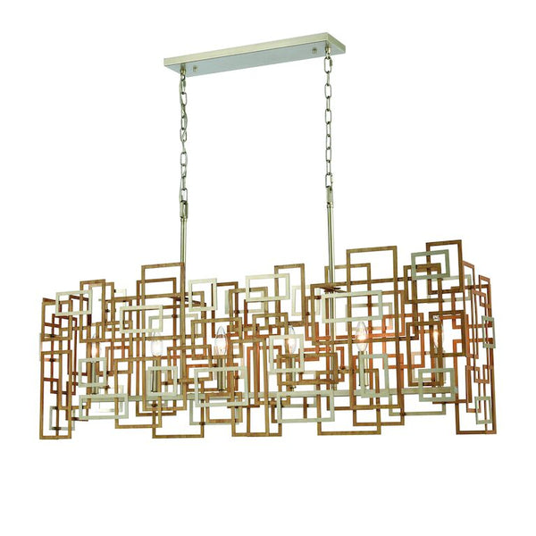 GRIDLOCK 44'' WIDE 6-LIGHT ISLAND CHANDELIER---CALL OR TEXT 270-943-9392 FOR AVAILABILITY