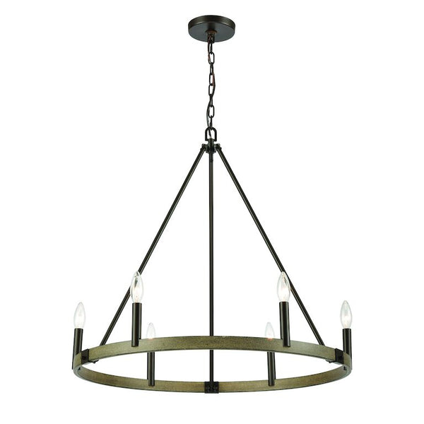 TRANSITIONS 27'' WIDE 6-LIGHT CHANDELIER---CALL OR TEXT 270-943-9392 FOR AVAILABILITY