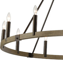 TRANSITIONS 50'' WIDE 12-LIGHT CHANDELIER---CALL OR TEXT 270-943-9392 FOR AVAILABILITY