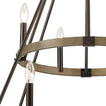 TRANSITIONS 36'' WIDE 12-LIGHT CHANDELIER---CALL OR TEXT 270-943-9392 FOR AVAILABILITY