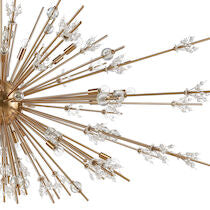 STARBURST 72'' WIDE 31-LIGHT CHANDELIER---CALL OR TEXT 270-943-9392 FOR AVAILABILITY