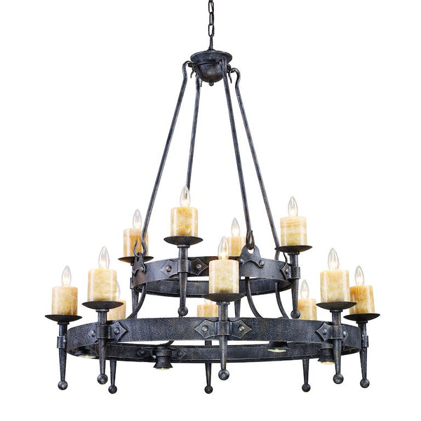 CAMBRIDGE 42'' WIDE 12-LIGHT CHANDELIER