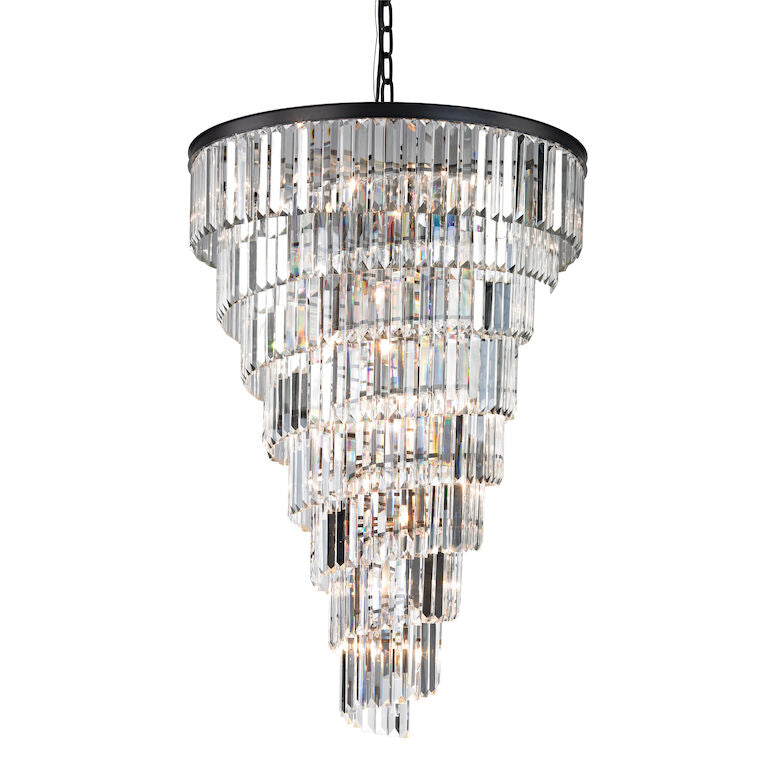 PALACIAL 36'' WIDE 15-LIGHT CHANDELIER---ALSO AVAILABLE WITH LED @$7,286.40